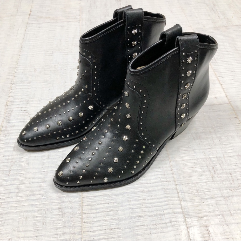 ❤️SOLD❤️ Sam Edelman Brian western ankle boot bootie stud - Picture 4 of 7